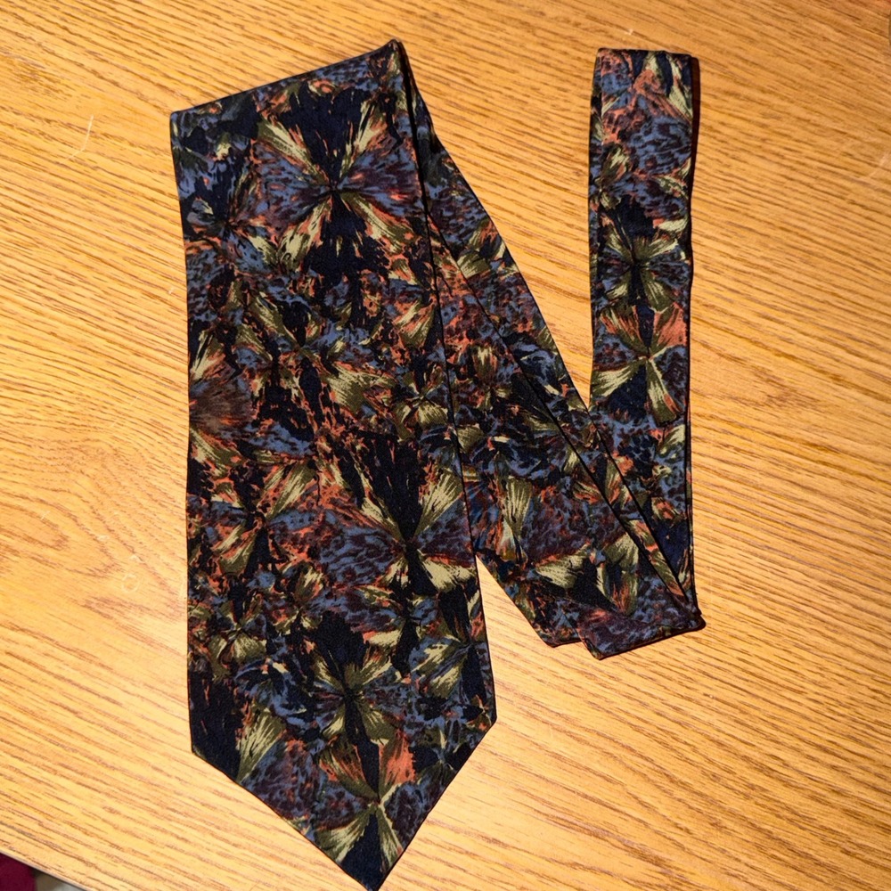 Vtg Molecular Expressions Kamikaze Microscope Cocktail Collection Silk Necktie 4